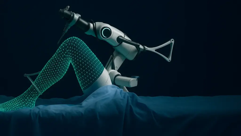 Robotic knee replacement