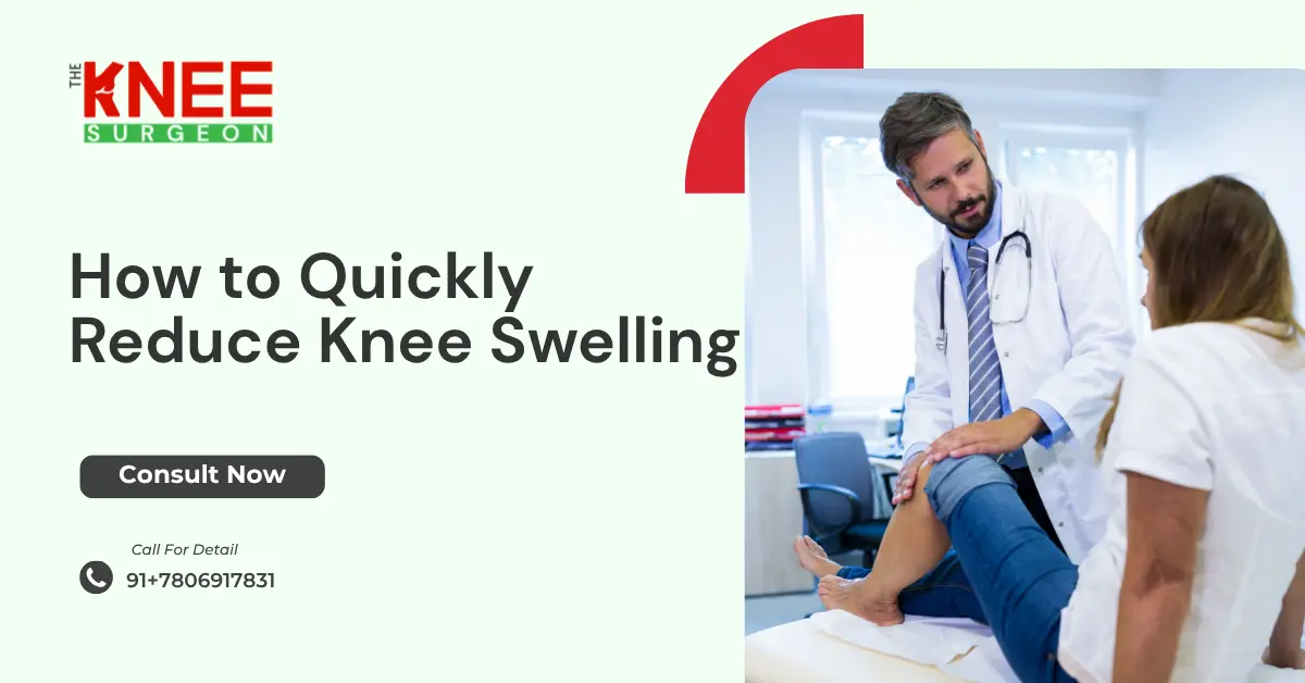 How to Quickly Reduce Knee Swelling