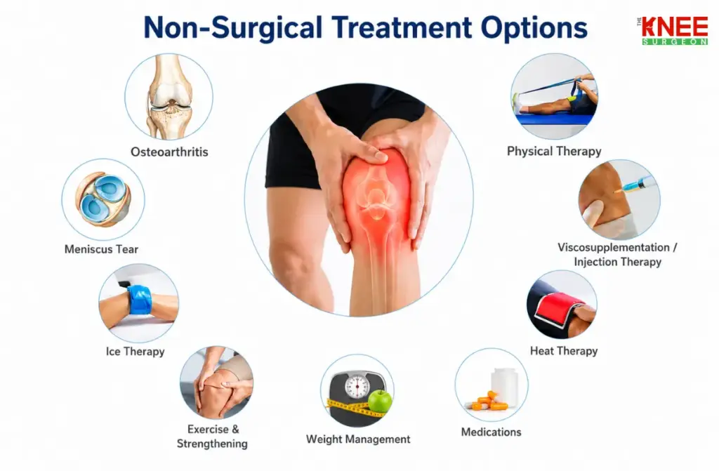 knee pain treatment without surgery