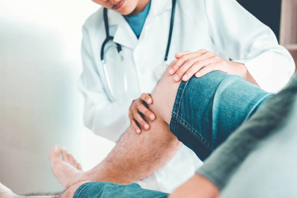 Doctor Examine Knee